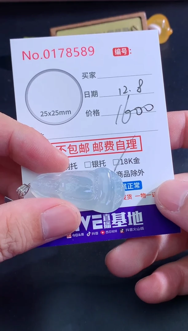 颈饰未镶嵌翡翠于**尘天然缅甸A货翡翠