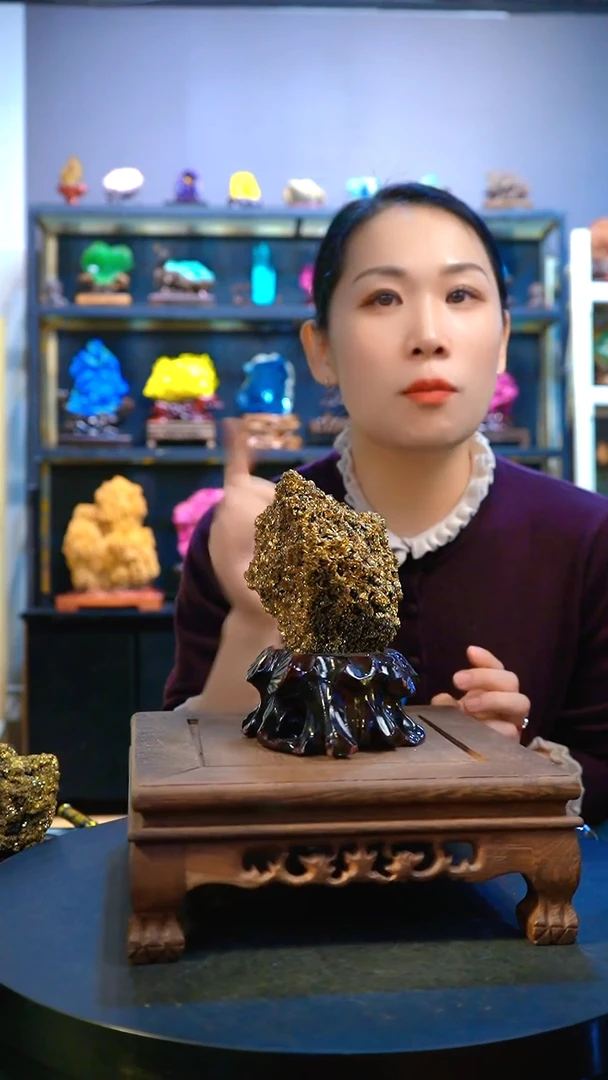 石材精品矿石晶体摆件