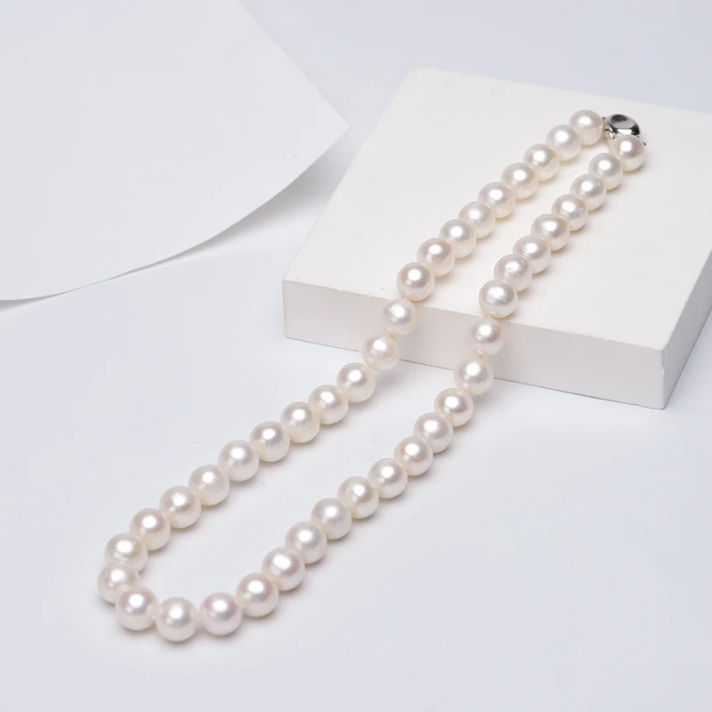 【一晨专属】流星  珍珠项链 淡水有核9-11mm  45公分左右