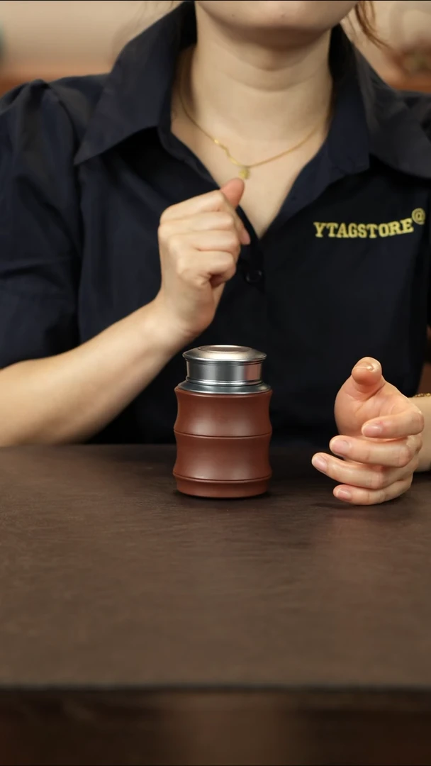 紫砂茶叶罐直播福利紫朱泥叶罐50g