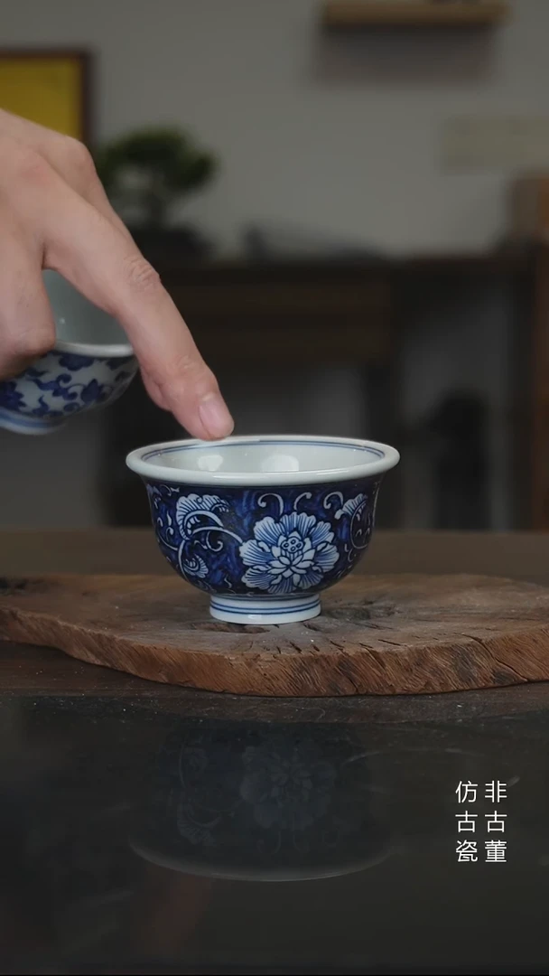 景德镇手工手绘陶瓷微瑕