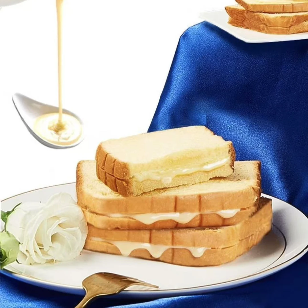 早餐吐司面包芯有炼乳夹心蛋皮乳酸菌面包蛋糕整箱糕点休闲零食
