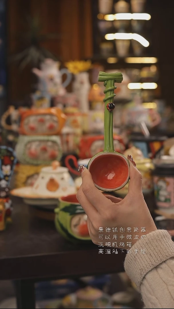 景德镇釉下彩绘设计师款式陶瓷