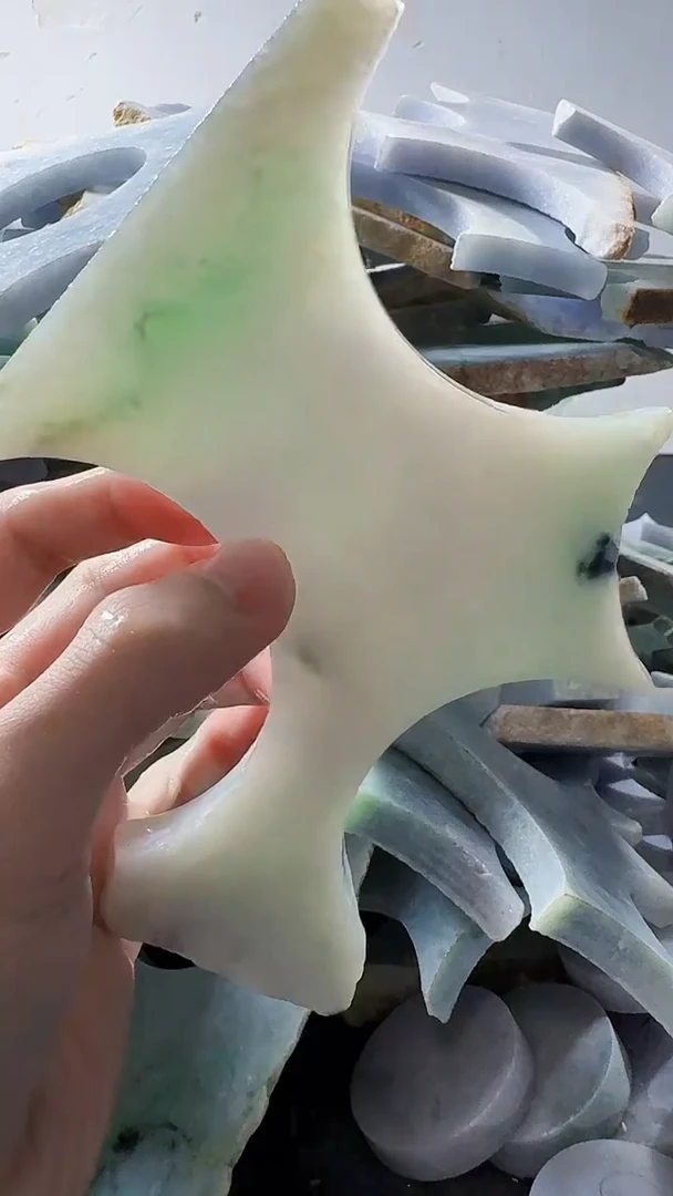 裸石翡翠缅甸翡翠A货文3243