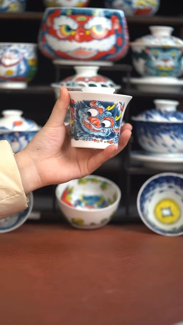 昨明貔貅盖碗（清仓福利）