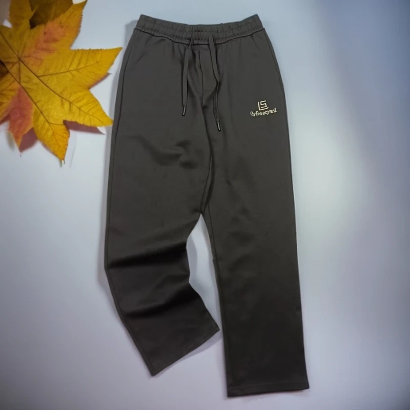 秋季新款加绒宽松弹力运动百搭休闲裤潮流直筒裤K302（A11-7）