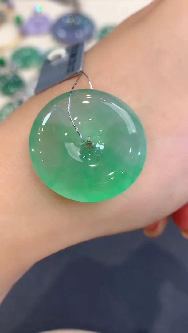 吊坠(不含链)未镶嵌翡翠原***夏a103