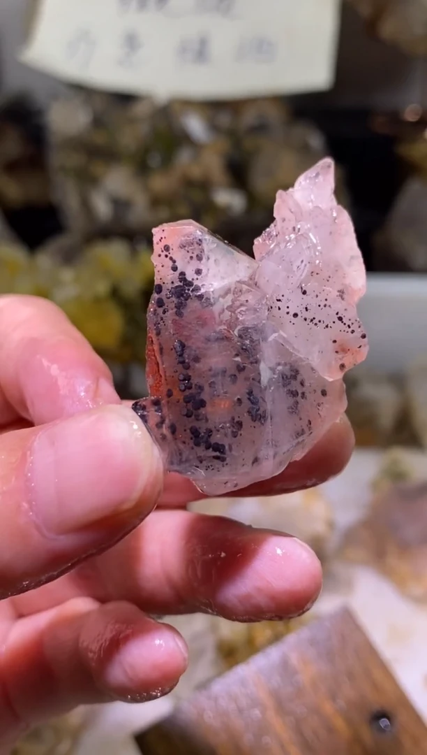 未镶嵌珠宝半成品水晶96号四川美姑超七花园水晶