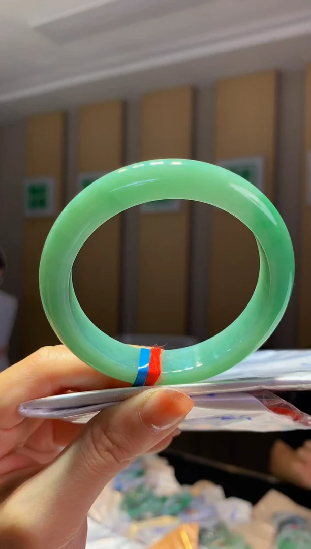 未镶嵌手镯翡翠-C142 圈口54