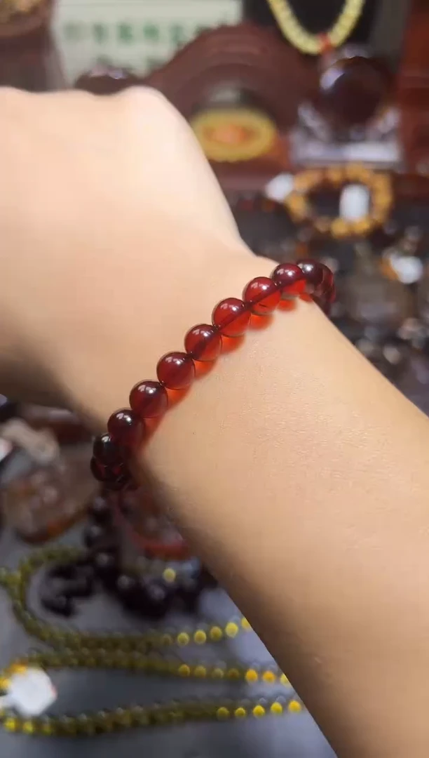 未镶嵌琥珀手链3