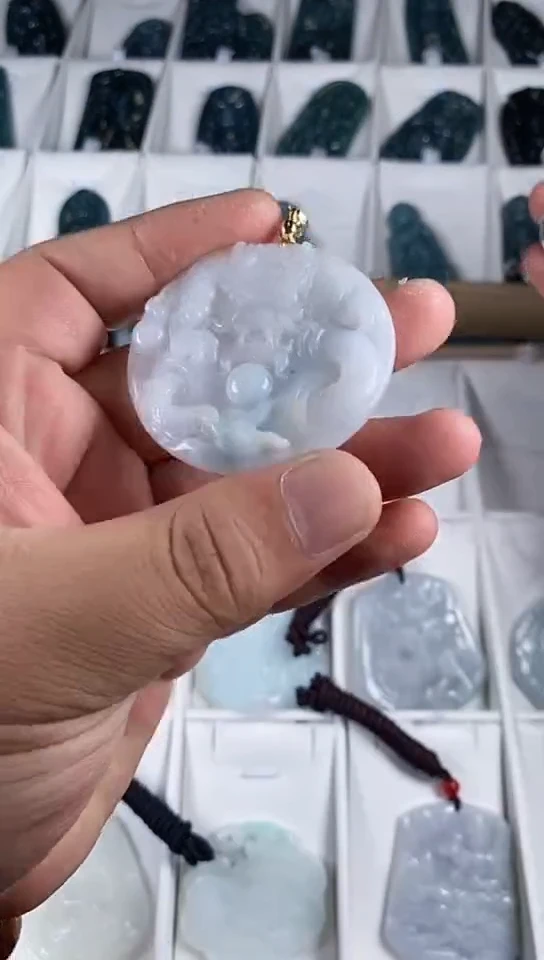 翡翠未镶嵌颈饰天然翡翠