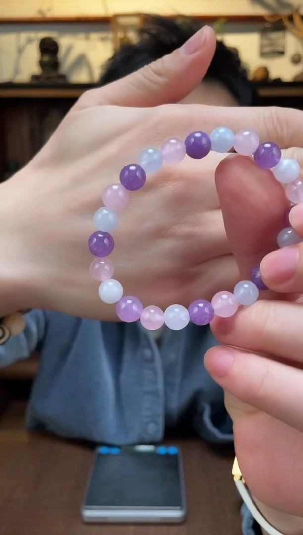 【闪购商品】玛瑙/玉髓手串未镶嵌玉髓多宝手串*20XL多样发一