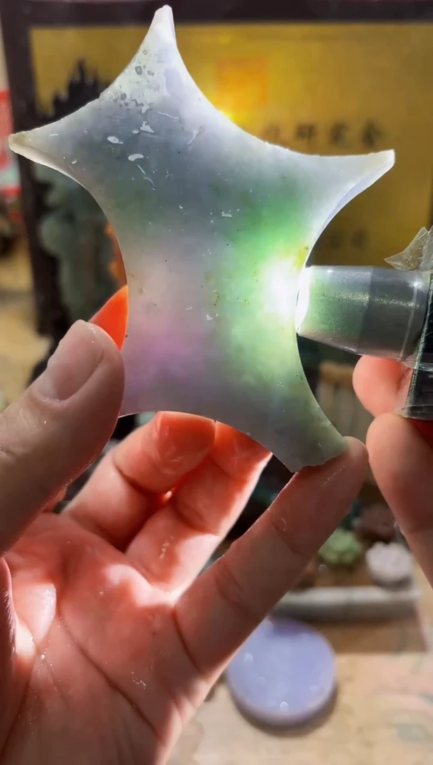 未镶嵌挂件翡翠A货常星7961