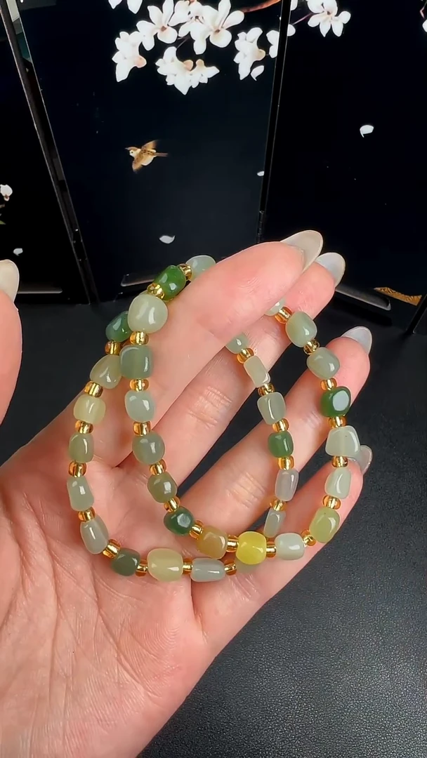 未镶嵌手串和田玉JJD1120001多样性发一