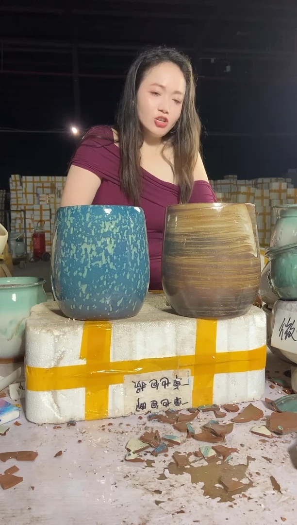 宜兴紫砂粗陶花盆17/22