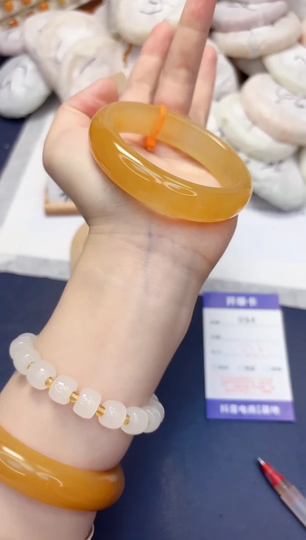 石英质玉手镯未镶嵌94-财气镯-圈口57