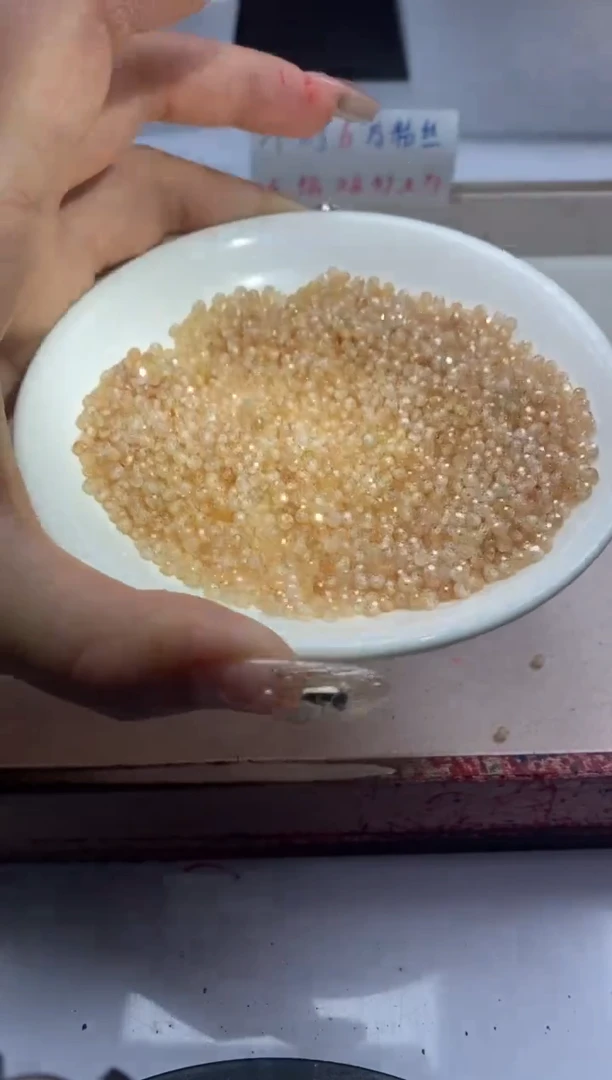 【闪购商品】尖晶石颈饰未镶嵌x317香槟金锆*石3mm*100颗