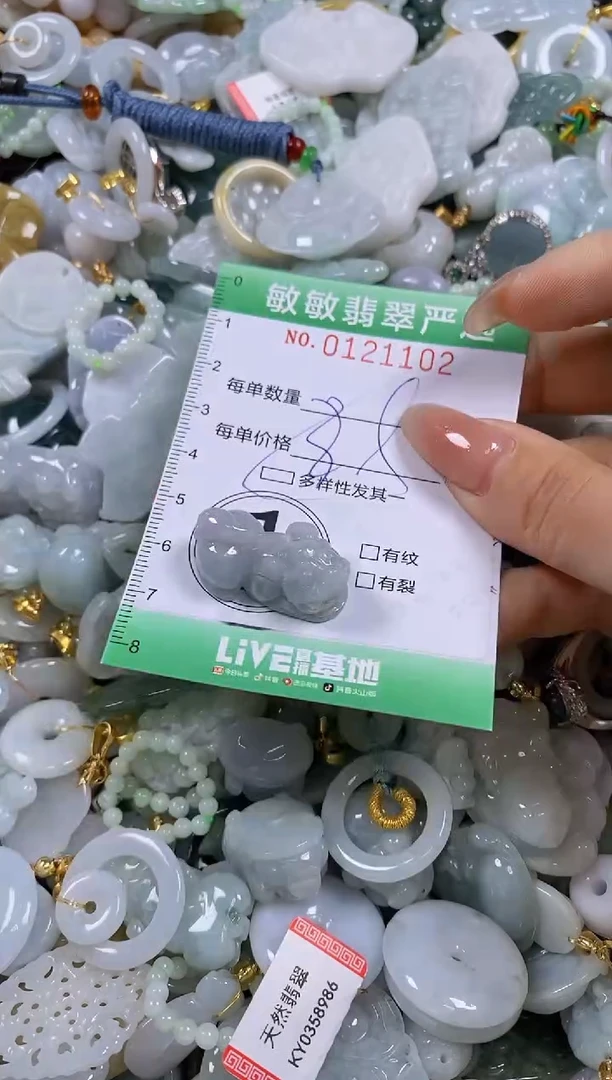 【闪购商品】翡翠颈饰未镶嵌闪购0121102多样性发其一