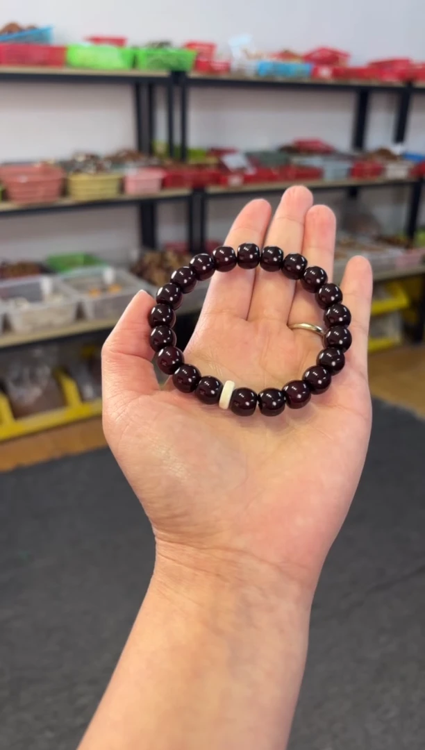 【闪购商品】菩提根/象牙果吊坠  10mm菩提红豆牛奶