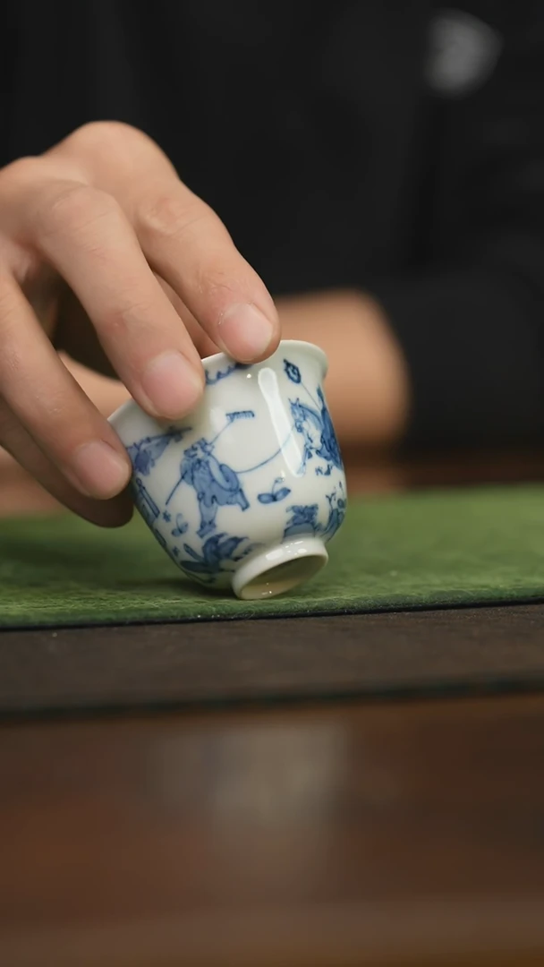 【闪购商品】杯柴窑青花破价福利