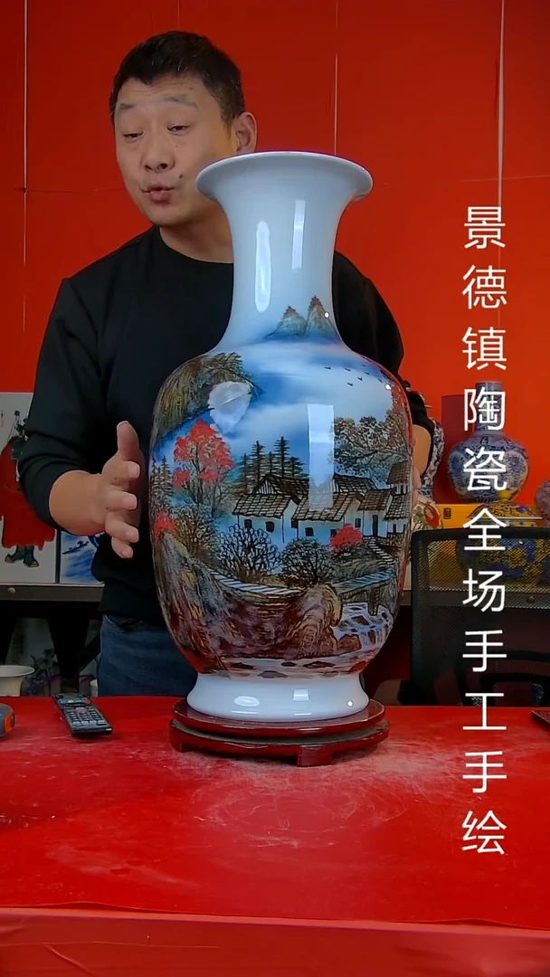 摆件陶瓷景德镇陶瓷 全场手工手绘