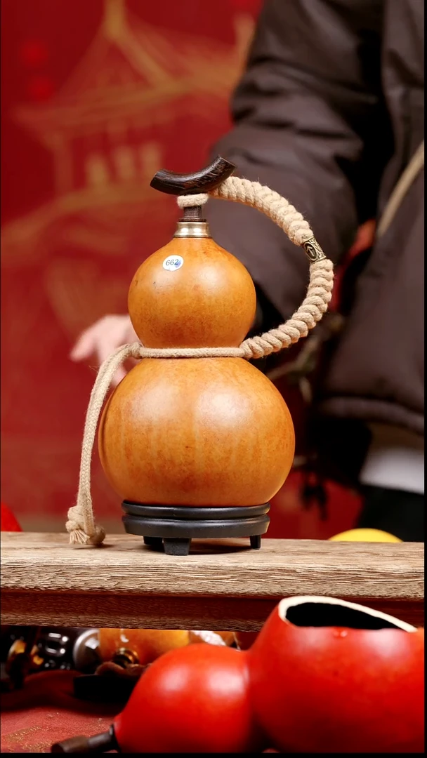 662号纯手工制作天然大漆真葫芦
