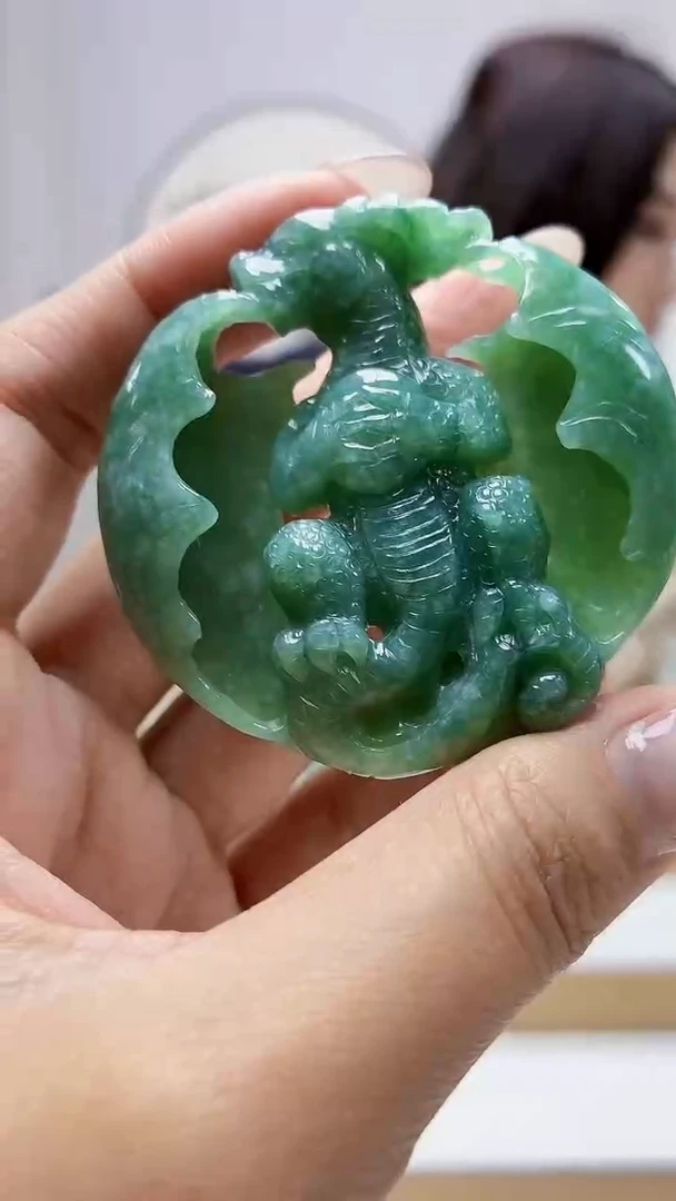 未镶嵌定制翡翠4829MM-毛货挂件41