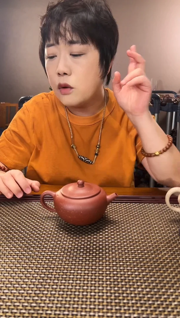 茶壶紫砂枣红泥 钵盂
