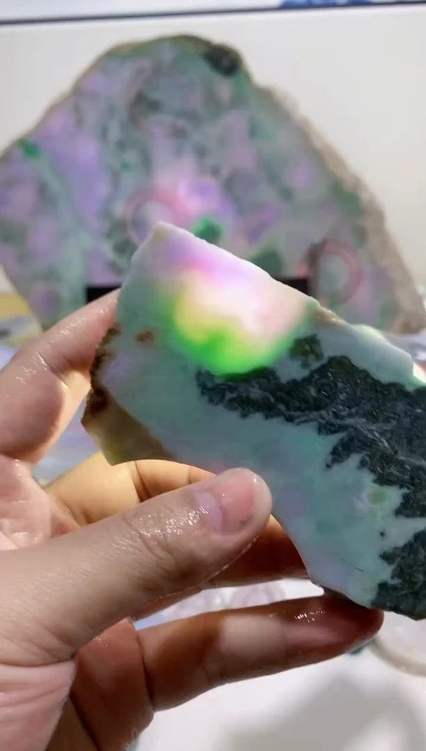 裸石翡翠0蒙0翡翠珠宝745