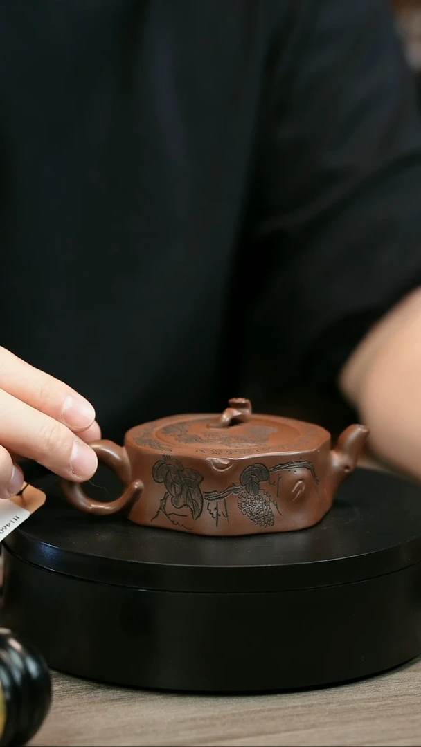 茶壶紫砂福*H1460赵信军扁松桩