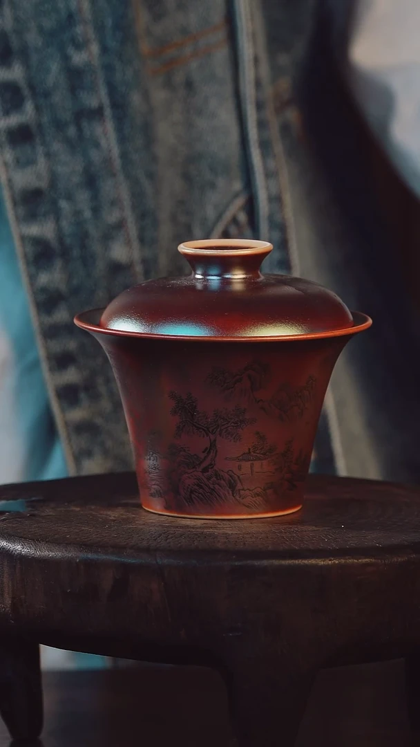 艺然堂手工手绘茶器