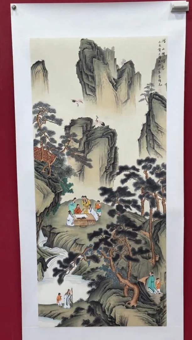 国画国画绘画山水花鸟