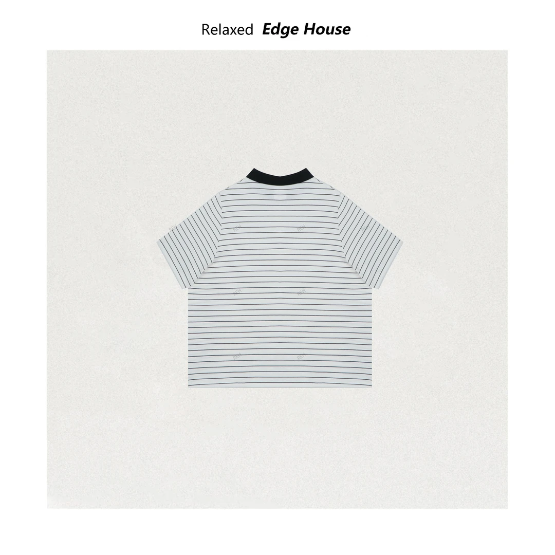 【嘻嘻家】日系甜美 夏季女士小众设计感娃娃领上衣T恤减龄舒适