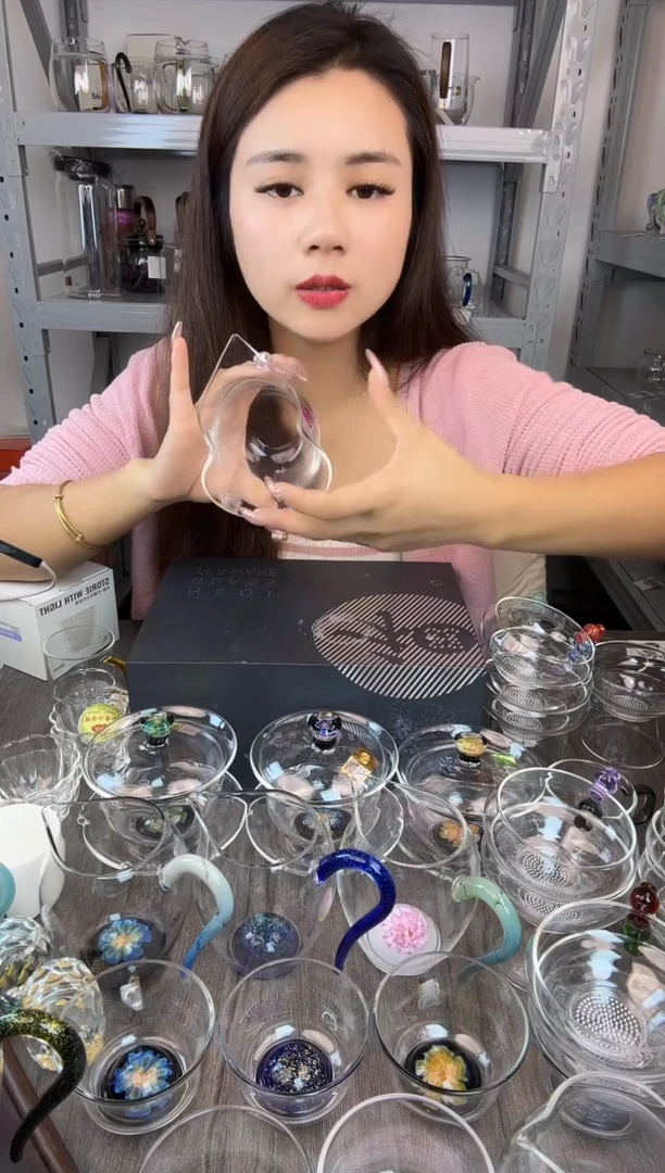 手工艺品玻璃禾器 福珑公道杯