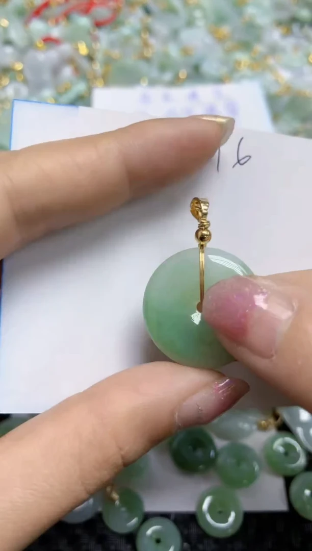 【闪购商品】翡翠颈饰合金   天然A货翡翠