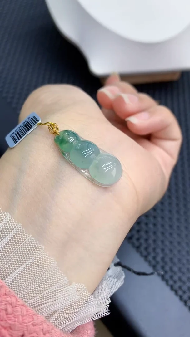 【闪购商品】翡翠颈饰18K金镶嵌            8