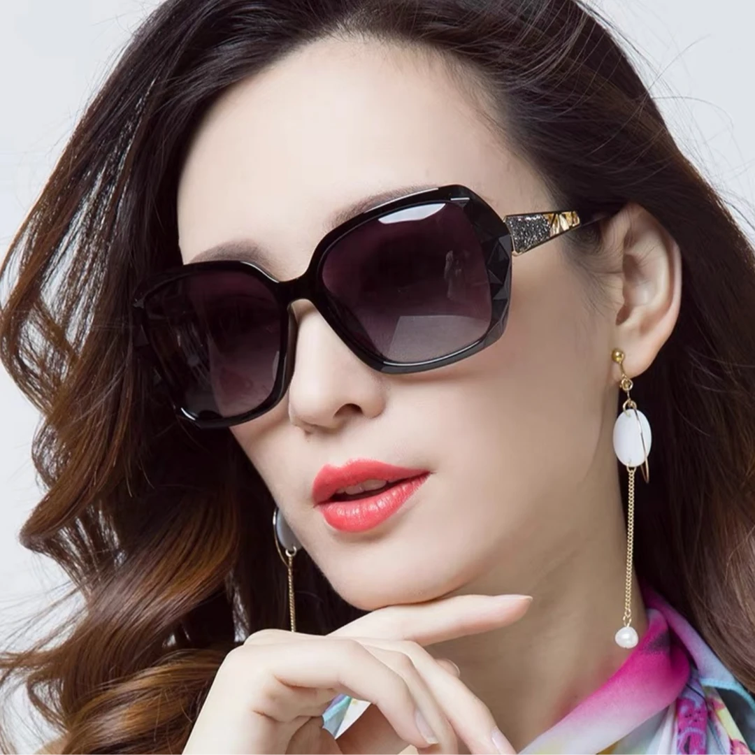 MXYA美西亚时尚大框太阳镜女潮流防紫外线圆脸墨镜遮阳眼镜百搭