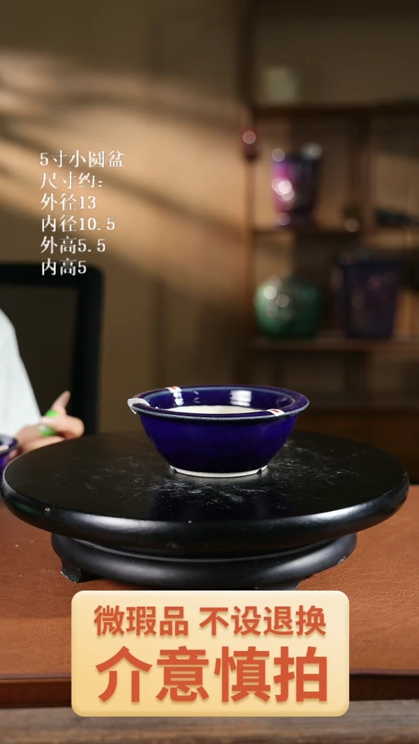 5寸小圆盆  随机发货