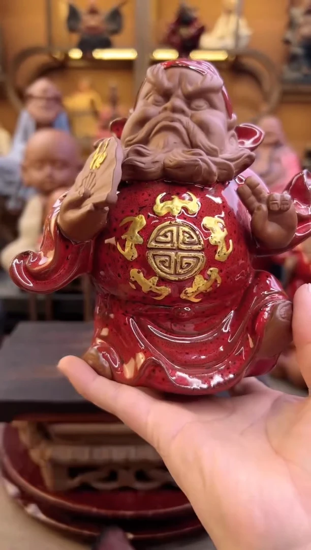 紫砂茶宠器闵紫砂茶宠摆件