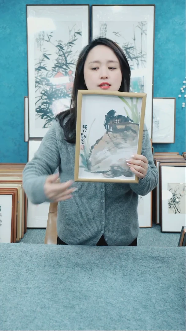 【闪购商品】国画10寸本土老师木质摆台