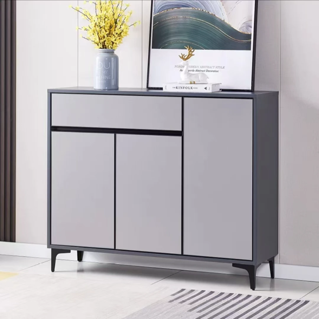 户外全铝合金鞋柜简约室外门口防水防晒柜子阳台柜别墅庭院储物柜