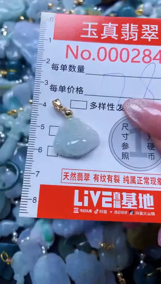 翡翠未镶嵌吊坠(不含链)2845