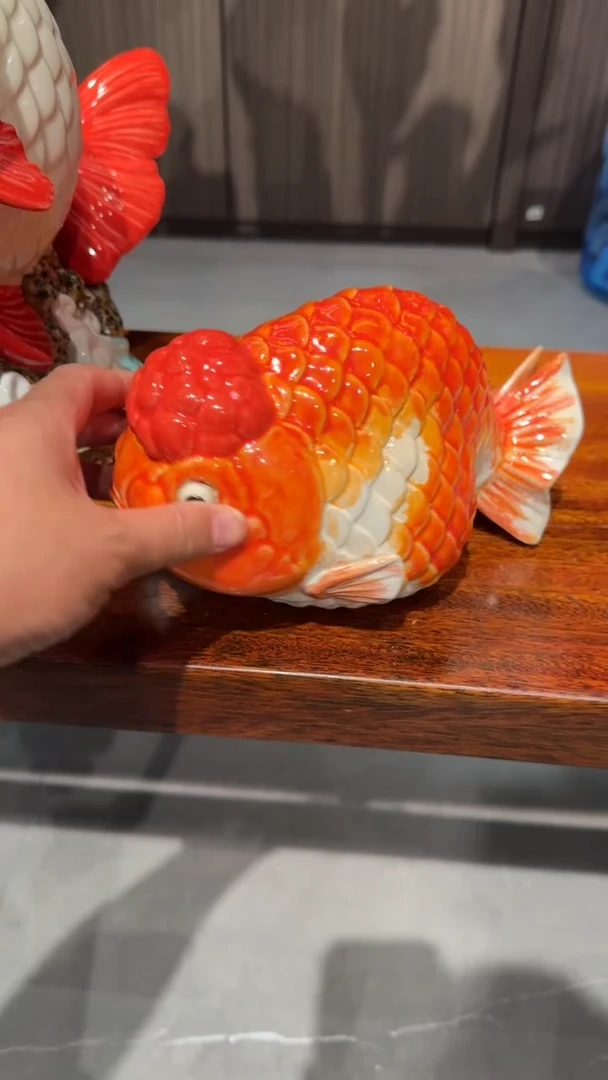 陶瓷孤**者小鱼一件