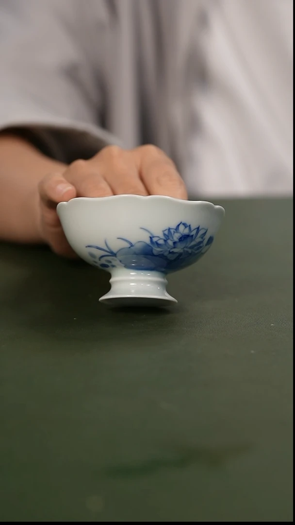 杯纯手工手绘陶瓷