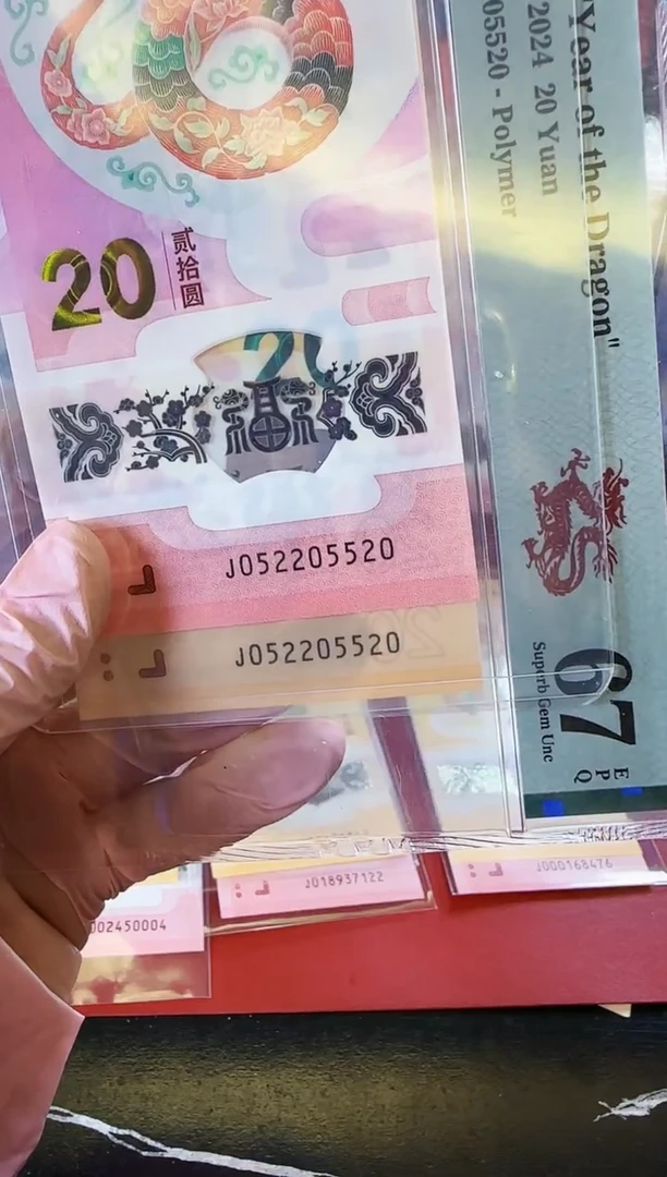 【闪购商品】塑料2025蛇钞全同号052205520裸