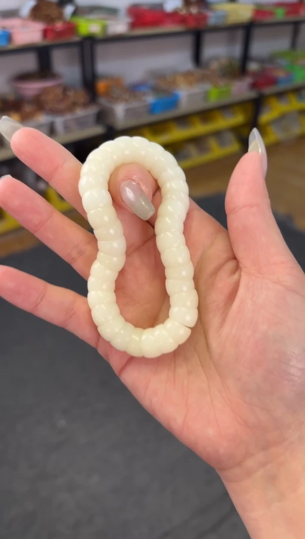 【闪购商品】菩提根/象牙果吊坠 12mm纯白大肠