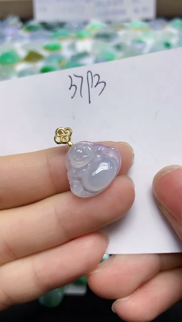 翡翠未镶嵌颈饰天然缅甸翡翠A货