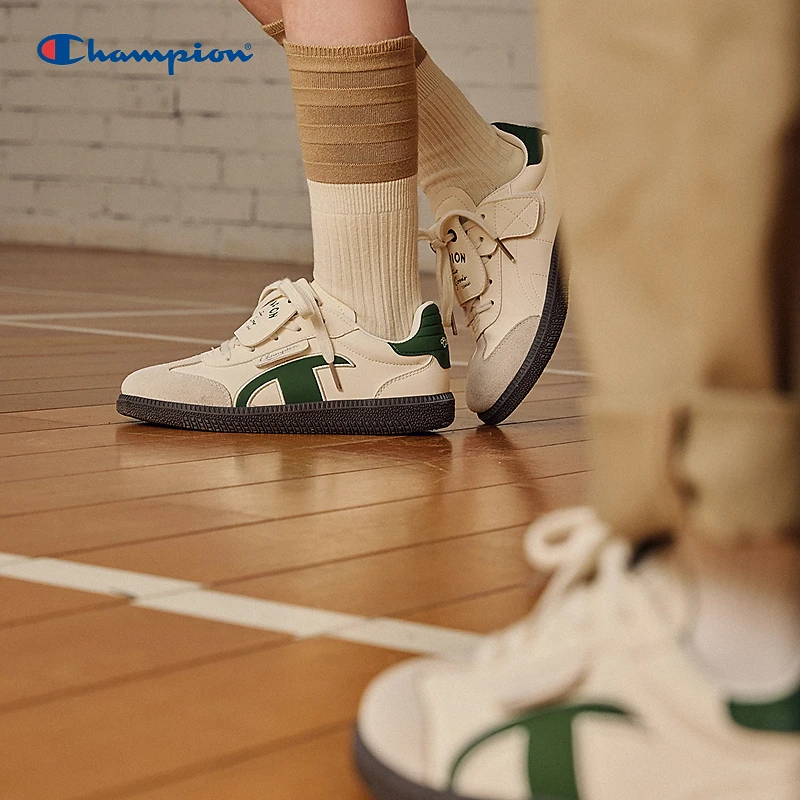 Champion冠军T头德训鞋男女儿童亲子经典魔术贴运动加绒软底板鞋