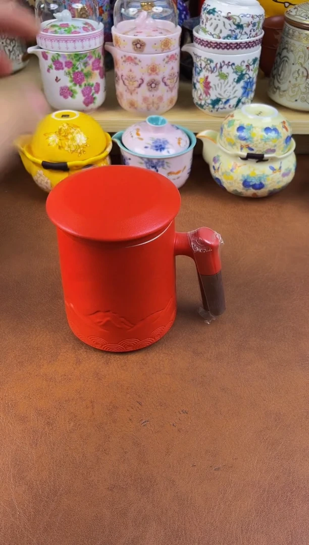 陶瓷茶具摆件旅行套组