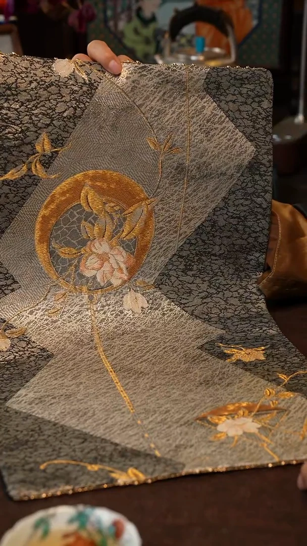 西阵织茶席大号  景德镇陶瓷福利款